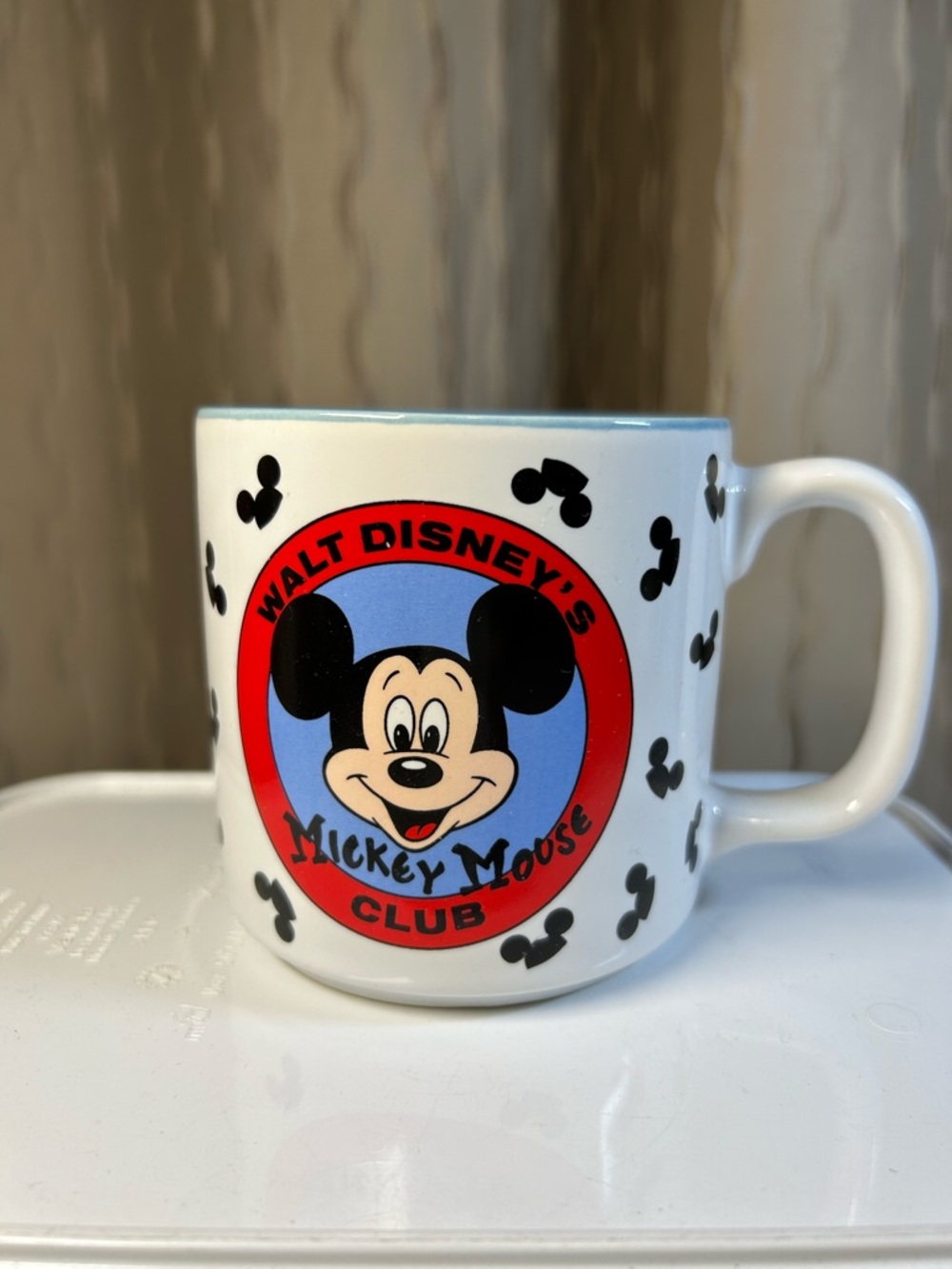 Walt Disney's The Original Mickey Mouse Club Black Ears Coffee Mug 70s 80s 90s